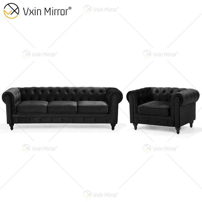 Moderner verspiegelter Coffee Sparkly Beistelltisch WXF-169 für Wohnzimmer mit Sofa