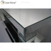 Luxusmöbel Diamond Silver Mirrored Glass Rectangle Couchtisch