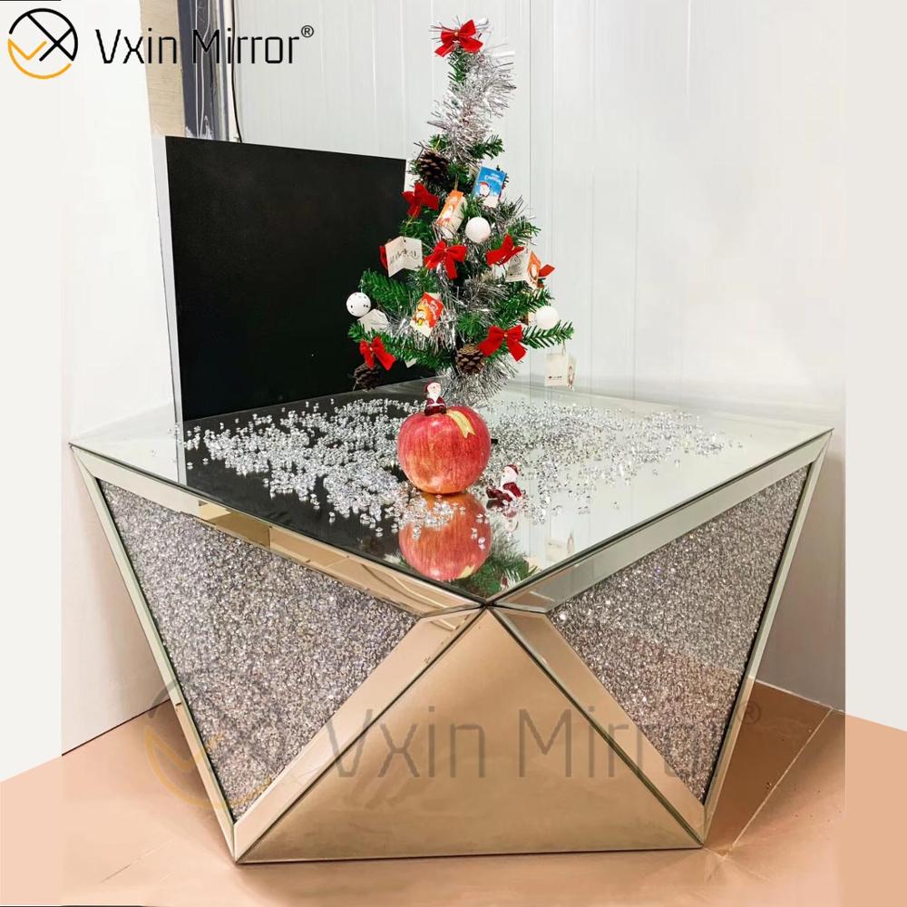 Factory Supply WXWF-711 Crushed Diamond Beistelltisch Moderner Couchtisch