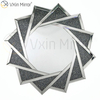 Heißer Verkauf VXin WXM-1779 Moderne Kristall Silber Crushed Diamond Wandbehang Spiegel