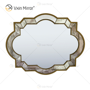 Golden Vxin WXM-1139 Einzigartige Wanddekoration Brauner Luxus-Wandspiegel