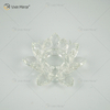 Fabrik-Versorgungsmaterial Vxin Spiegel-Blumen-VX-07 silberner Kerzenständer-Lotus-Kristallkerzenhalter
