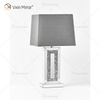 Hochwertige WXTL-146 Moderne Crushed Crystal Nachttischlampe mit Schirm für Schnittsofa