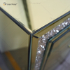 Luxury Decor WXF-099 Schrank mit goldverspiegelten Diamanten und Muti-Schubladen