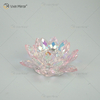 Fabrik-Versorgungsmaterial Vxin Spiegel-Blumen-VX-07 silberner Kerzenständer-Lotus-Kristallkerzenhalter
