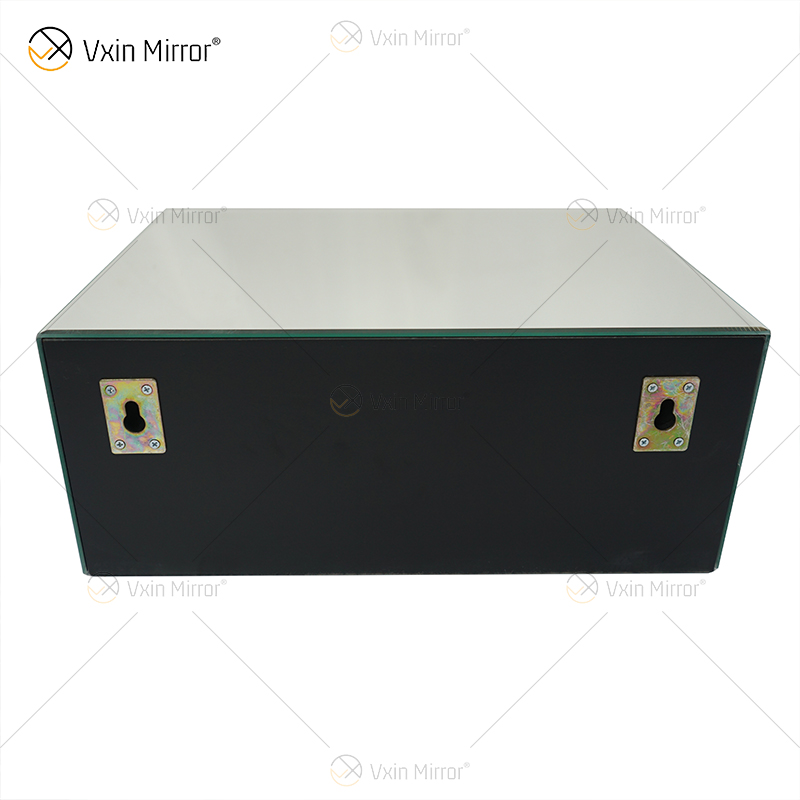 Vxin Factory Supply WXF-153 Silbernes Wanddekor Silbernes Crushed Diamond Spiegel-Rechteck-Wandregal