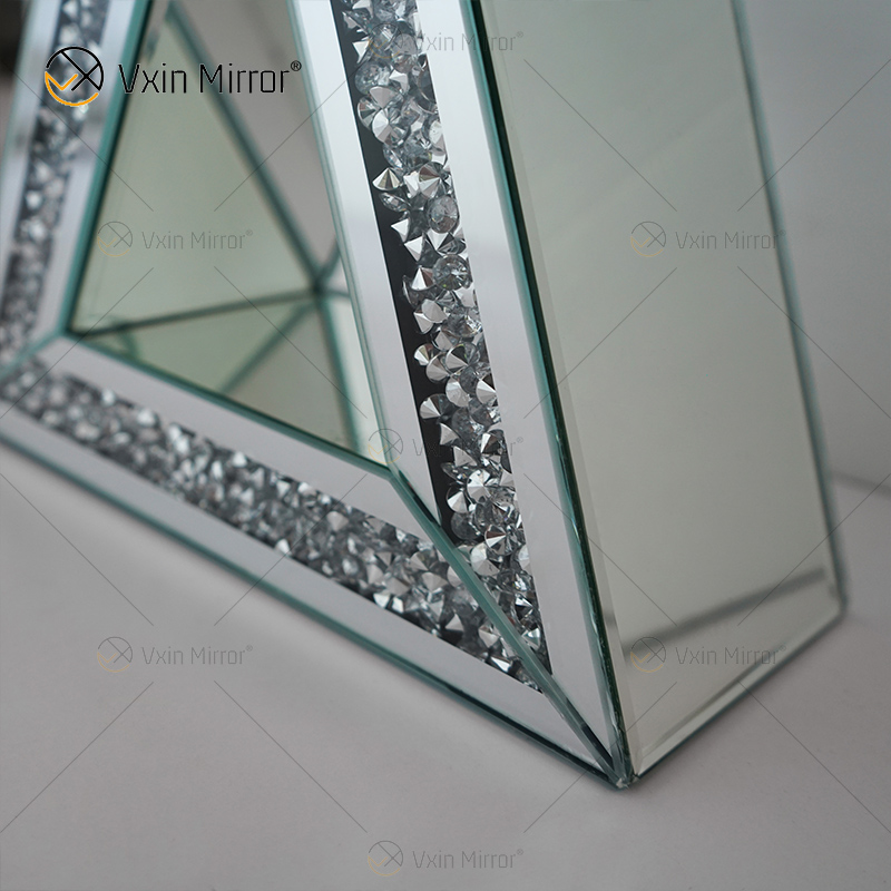 Heißer Verkauf WXTL-003 Gespiegeltes Silber für Schlafzimmer-Nacht-Luxus-moderne dekorative Tischlampen