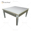 Kundenspezifischer Beistelltisch Eleganter WXF-639 Selbstgemachter Couchtisch in Champagnersilber