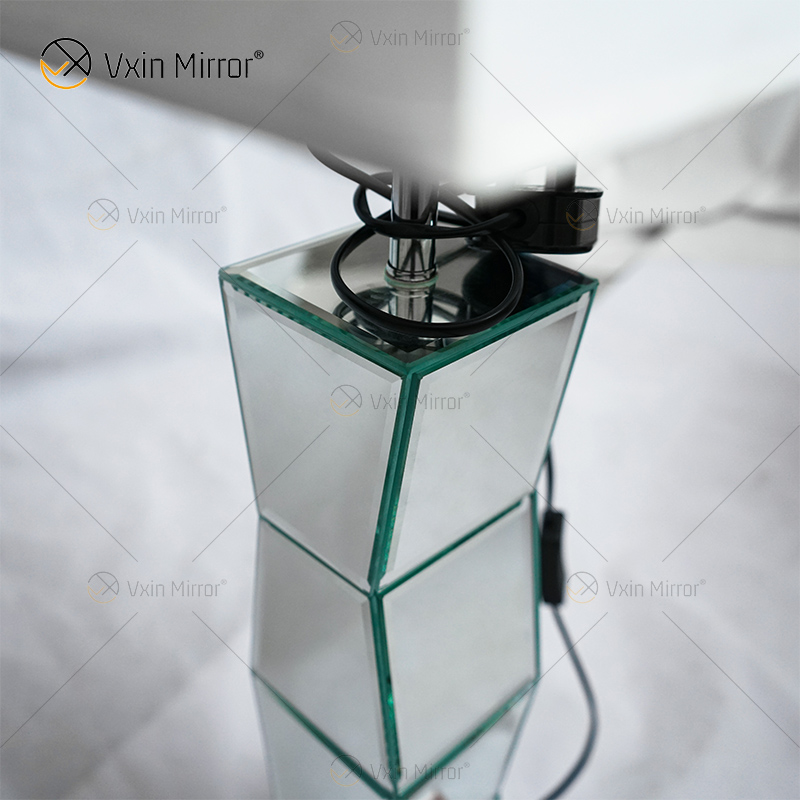 WXTL-004 Moderne silberne Spiegellampe mit Lampenschirm für Schlafzimmer