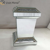 Vxin Mirror WXF-725 Moderner Rechteck-Diamant-Spiegel-Beistelltisch 3D-Spiegel-Beistelltisch für Wohnzimmer