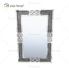 Rechteck VXin WXM-1760 Wanddekor Silber Crushed Diamond Wandbehang Spiegel