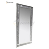 Heißer Verkauf 168 cm WXM-1082 Wanddekor Silber Crushed Diamond Rectangle Mirror