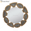Gold Factory Supply Home Decor Runde 3 Farben Diamond Crush Spiegel Wandaufkleber