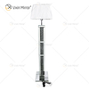 WXFL-032 Wohnzimmer Luxus Silber Modern Crushed Dia Mond Stehlampe Spiegellampe