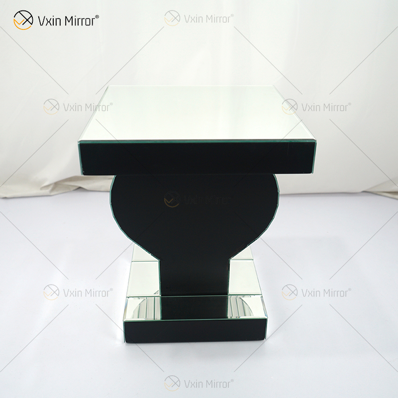 Heart Decor Beistelltisch WXF-508-1 Silber Crushed Diamond verspiegelt Nachttisch Wohnmöbel