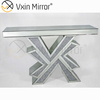 Vxin Miorror WXF-067 Factory Supply Eleganter mentaler Glaskonsolentisch Hotel Günstiger silberner Konsolentisch