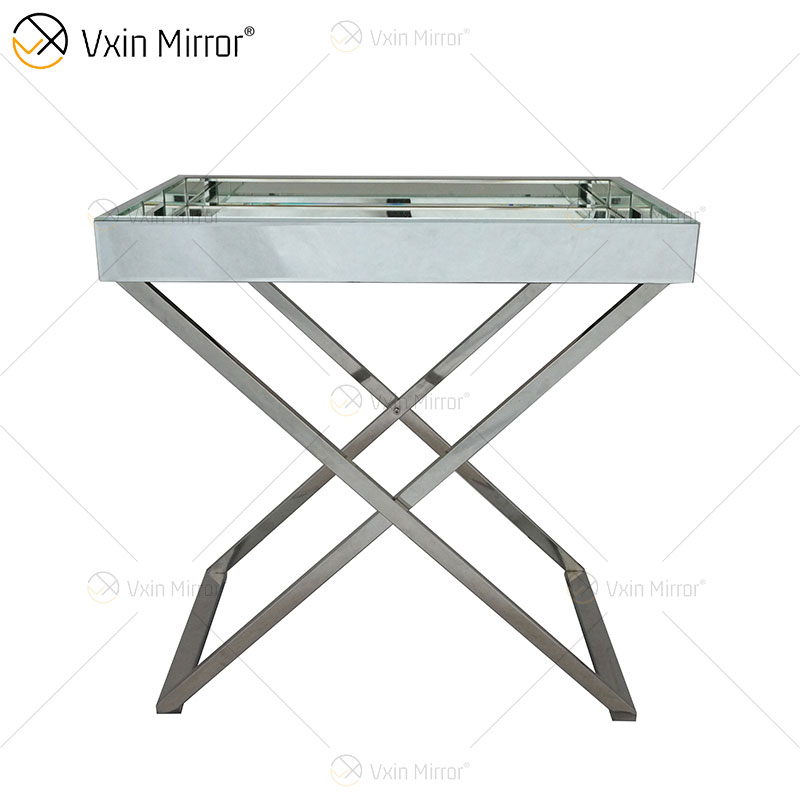 WXMF-39 Coffee Crushed Diamond Sparkly Beistelltisch für Wohnzimmer