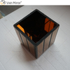 WXMV-001 Spiegelvase aus Kristallsilber, Glas, atemberaubende dekorative Vase, Blume, Luxus für Wohnkultur, kann kein Wasser halten
