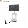 Vxin Supply WXTL-060 Moderne silberfarbene Crushed Crystal Spiegellampe für Schlafzimmer