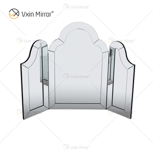 Neues Design WXM-1132 Wanddekoration Silbertisch Spiegelsäule