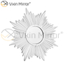Fancy 3D Wall Decorate WXM-1652 Silberner eleganter Wandspiegel