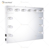 Venetian Dressing Styles VXin WXDL-107 Sparkle Silver Hollywood Mirror Switch Control mit 3 Farbbirnen