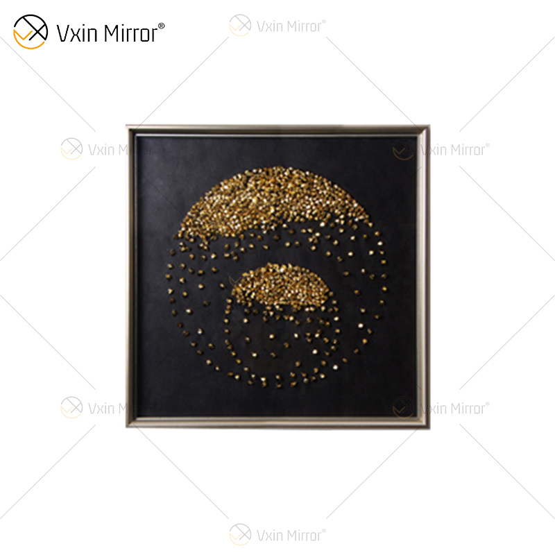 Luxusmöbel Vxin WXPA-014 Ayatul Kursi Wandkunst Metall Abstrakte Wandkunst Dekorative Malerei für Wohnzimmer Set zum Verkauf
