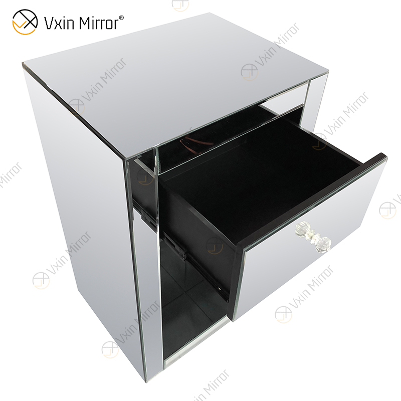 Vxin Spiegel Heißer Verkauf WXR-008 Silber Home Decor Mirored Schrank Schrank mit Schubladen mit Selbst