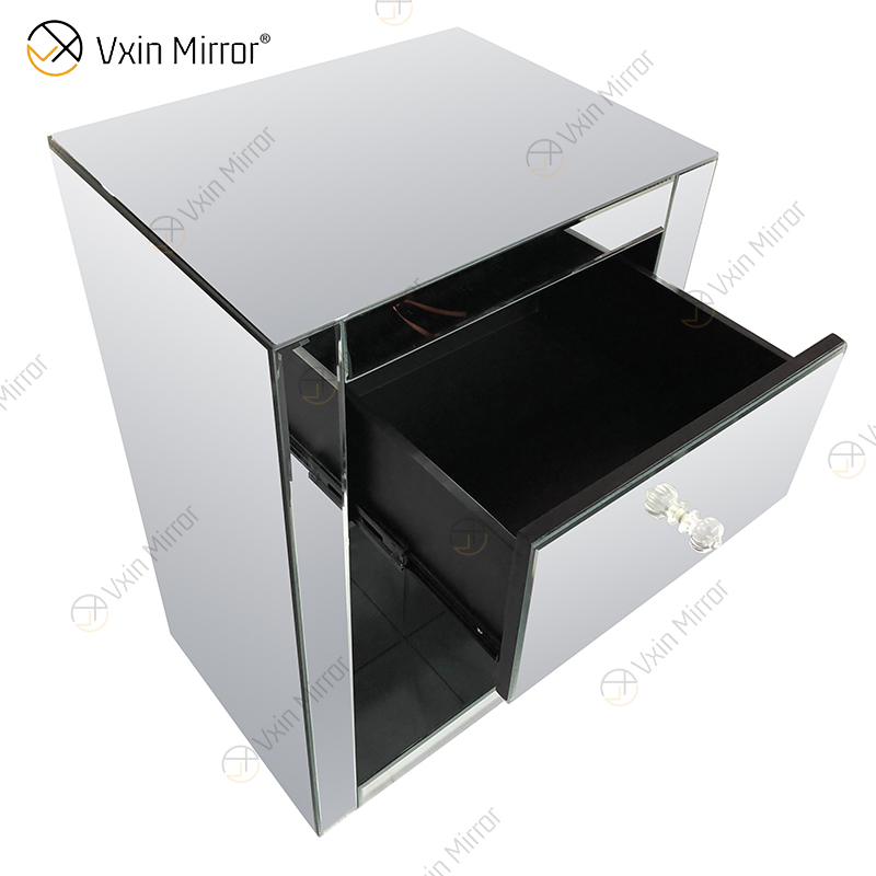 Vxin Spiegel Heißer Verkauf WXR-008 Silber Home Decor Mirored Schrank Schrank mit Schubladen mit Selbst