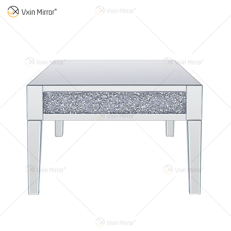 Vxin Customized Side Table WXF-170 Crushed Diamond Homemade Silver Couchtisch