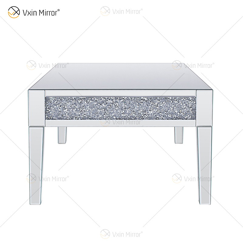 Vxin Customized Side Table WXF-170 Crushed Diamond Homemade Silver Couchtisch