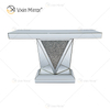 Vxin Modern Home Decor Crushed Diamond verspiegelter Konsolentisch Luxus