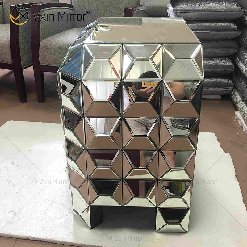 Neues Design Wohnkultur Sofas Beistelltisch Silber Möbel Spiegel Nachttisch WXWF-1026
