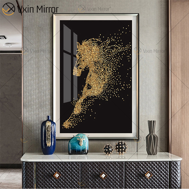 Vintage Chassical Gold Retro Bronze Wohnkultur WXPP-56 Nordic Leinwand Kunst Malerei Luxus Wohnzimmer Wandkunst