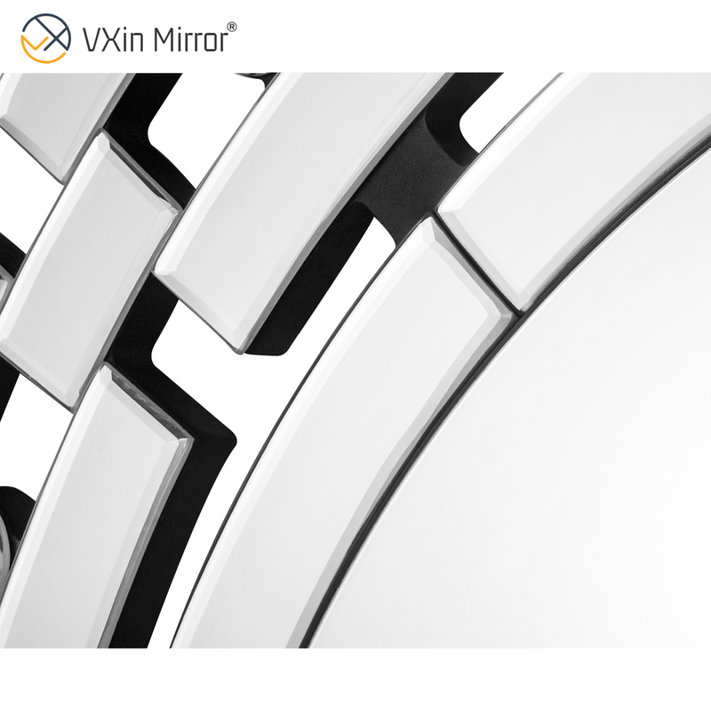 VXin Spiegel WXM-1124 Moden Silber Glas Wandspiegel Home Decor für Wohnzimmer Schlafzimmer