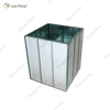 WXMV-001 Spiegelvase aus Kristallsilber, Glas, atemberaubende dekorative Vase, Blume, Luxus für Wohnkultur, kann kein Wasser halten