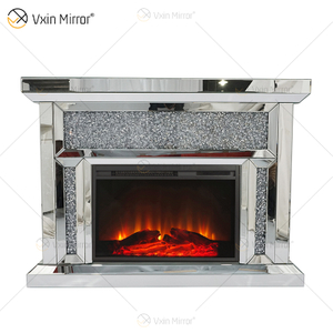 Floating Sparkle Crystal Mirrore Kamin WXWF-1106 mit Einsätzen im heißen Verkauf