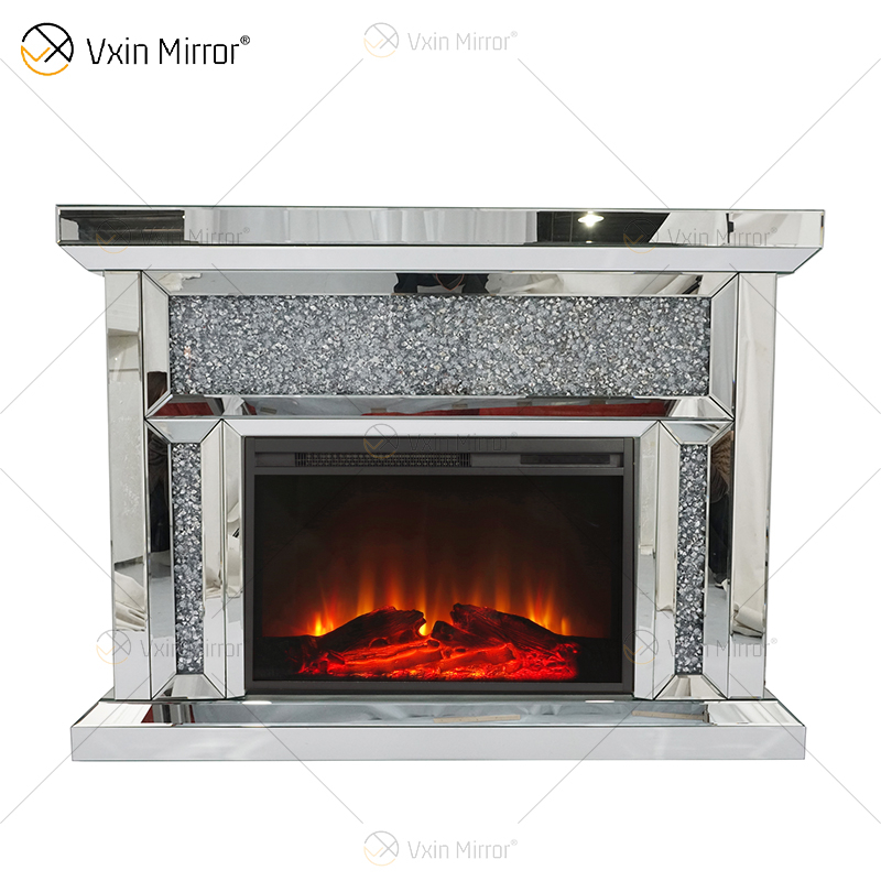 Floating Sparkle Crystal Mirrore Kamin WXWF-1106 mit Einsätzen im heißen Verkauf