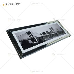 VXin WXPP-12 Wohnkultur Glasrahmen Spiegelwandkunst Kristallporzellanmalerei Spiegelwandkunst