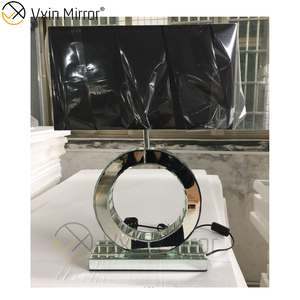 WXL-007 Moderne Silber Crushed Crystal Spiegellampe für Schlafzimmermöbel