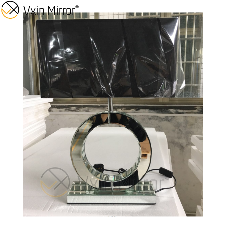 WXL-007 Moderne Silber Crushed Crystal Spiegellampe für Schlafzimmermöbel
