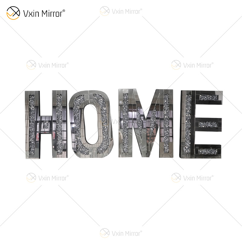 LOVE AND HOME Sweet and Lovely House Decoration Mirrors Morden Wall Diamond Decor