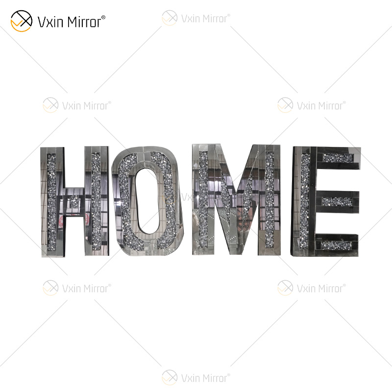 LOVE AND HOME Sweet and Lovely House Decoration Mirrors Morden Wall Diamond Decor