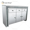 Elegante Wohnkultur WXF-099 Silber verspiegelter Wohnzimmerschrank mit Muti-Schubladen