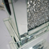 WXF-143 Crushed Diamond Mirrored Floating Crystal Silver Mirror Weinaufbewahrungsflaschenhalter