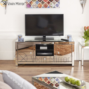 Spiegelglasmöbel Moderner verspiegelter TV-Ständer