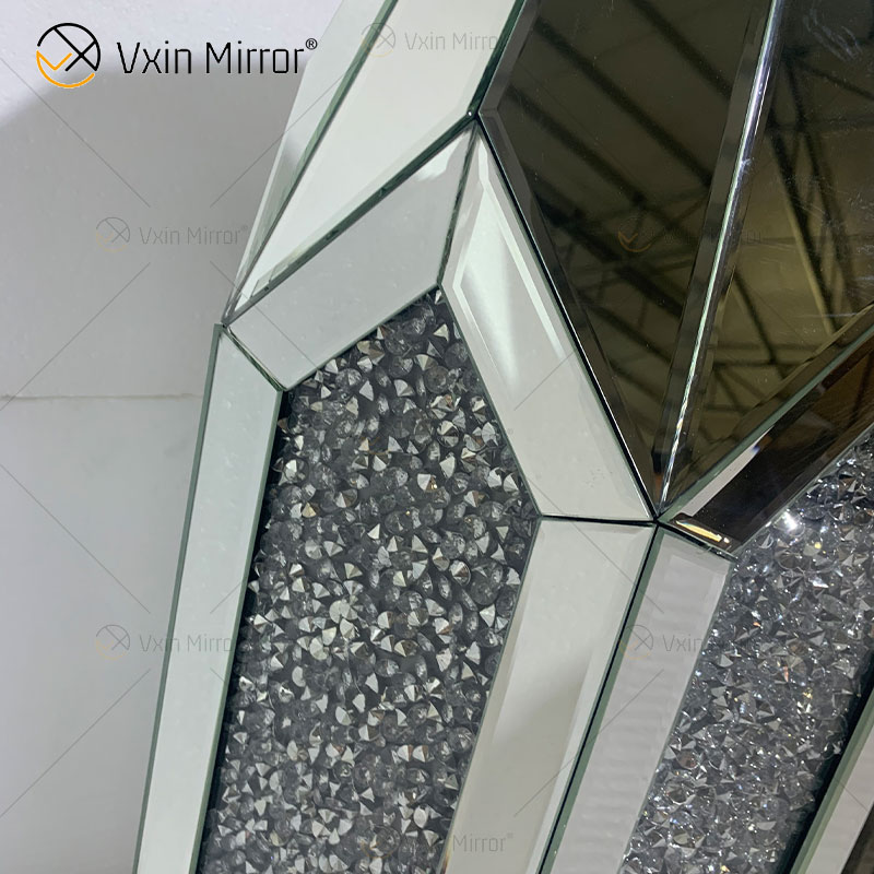 Benutzerdefinierte moderne gespiegelte Nachttisch Sofas Beistelltische für Wohnmöbel WXF-2129