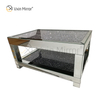 Kundenspezifischer Beistelltisch WXF-117-1 Crushed Diamond Homemade Silver Couchtisch