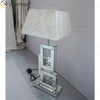 Factory Supply WXTL-001 Moderne silberne 3D-Tischspiegellampe mit Lampenschirm für Schlafzimmer