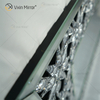 Manufaktur Eleganter WXM-1095 Moderner Wohnkultur-Silber-dekorativer Wand-Kristallspiegel
